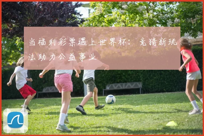 当福利彩票遇上世界杯:竞猜新玩法助力公益事业